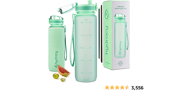Amazon Com Hydracy Water Bottle With Time Marker Large 500 Ml 17 Oz Bpa Free Water Bottle Leak Proof No Sweat Gym Bottle With Fruit Infuser Strainer Ideal Time to evaporate is affected by many variables: hydracy water bottle with time marker large bpa free water bottle leak proof no sweat gym bottle with fruit infuser strainer ideal for fitness