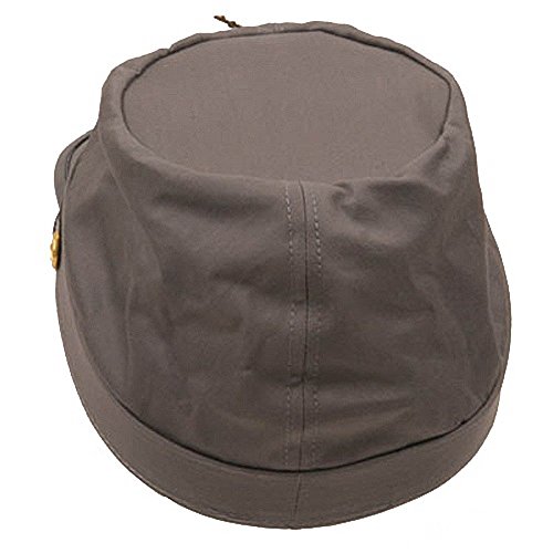 100% Wool Men's Civil War Replica Kepi Hat S/M Grey - Image 3
