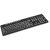 CiT Wired USB Keyboard & Mouse Combo, Ergonomic Design, UK Qwerty Layout, Windows Compatible, Plug and Play Technology…