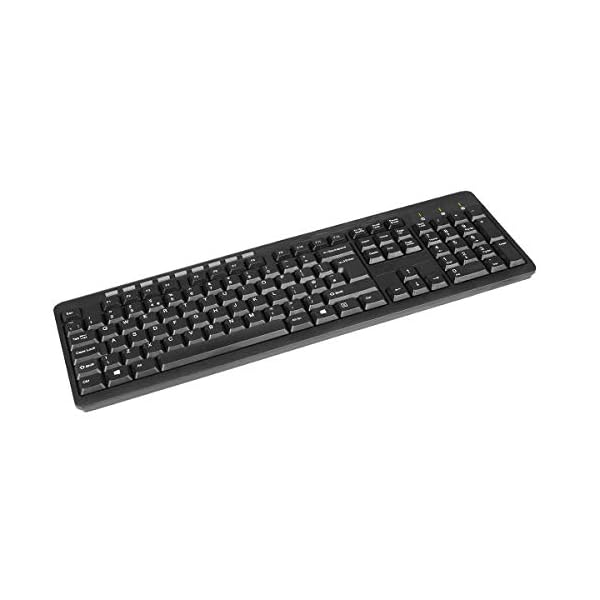 CiT Wired USB Keyboard & Mouse Combo, Ergonomic Design, UK Qwerty Layout, Windows Compatible, Plug and Play Technology…