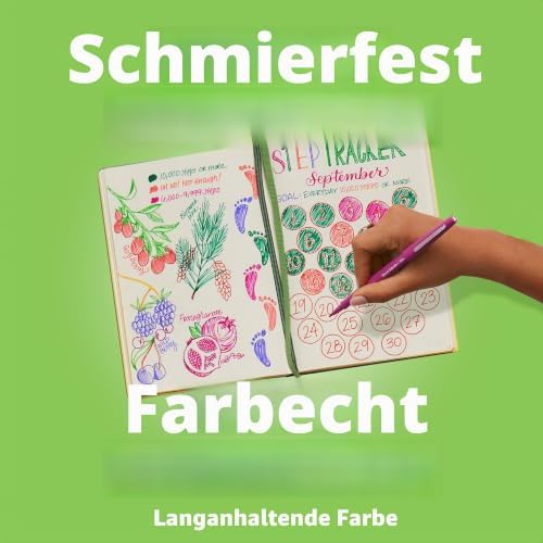 Flair Filzstifte | mittlere Spitze (0,7 mm) | blau | 5 Stück