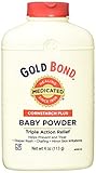 Gold Bond Cornstarch Plus Baby Powder 4 oz (Pack of 5)