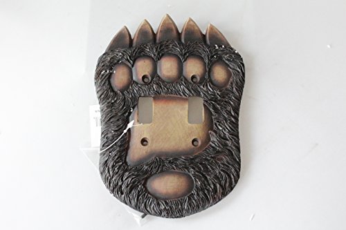 Bear Claw Paw Switch Plate Outlet Rockers Covers Cabin Lodge