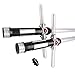 IMBLINKY 2-in-1 Electronic 3-Bladed Lightsaber The Force Awakens Exclusive Roleplay Toy Cross Guard LED Sword with Sound