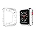 Case for Apple Watch 38MM, Qinfeng Shock-Proof and Shatter-Resistant Soft Slim TPU Protective Cover with Flexible Anti-Scratch Bumper for Apple Watch Series 1,2,3 (Clear)