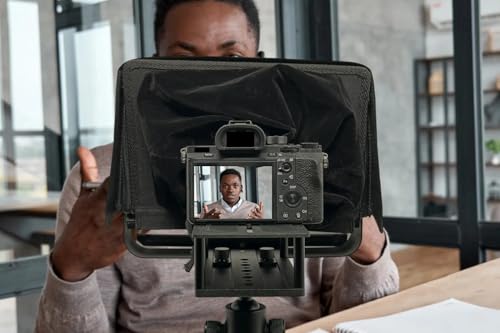 Glide Gear TMP 100 Teleprompter – DSLR, Tablet, Smartphone – 12