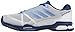 adidas Men's Barricade Club Tennis Shoes, White/Tech Blue/Mystery Blue, (10.5 M US)
