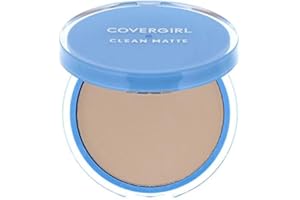 COVERGIRL Clean Matte Pressed Powder Buff Beige 10 g (Packaging may vary)