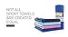 Aquis Adventure Sports Towel, Blueberry, Large
