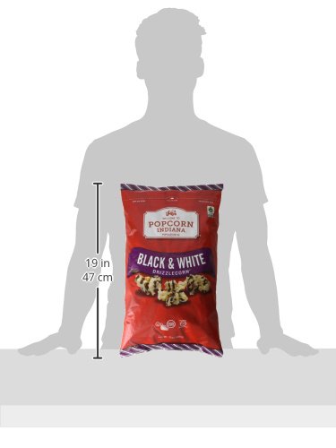 popcorn indiana black & white drizzlecorn 17 oz