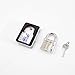 Practice Lock Set, Transparent Cutaway Crystal Pin Tumbler Keyed Padlock, Lock Practice Tools for Locksmith, Pick Set