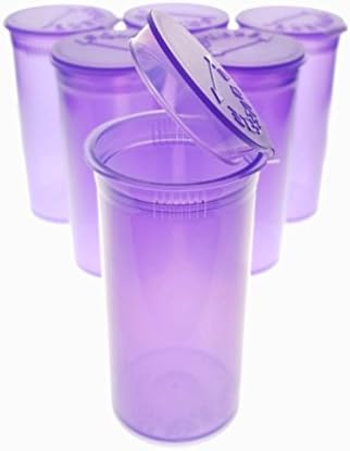 50 x Pack of Philips Purple RX 13 Dram. Premium Pop Top Medical Grade Vial Containers
