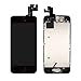 Nroech for iPhone 5S Screen Replacement (Black) 4.0'' with Home Button,Full Assembly with Camera,A1453 A1457 A1530 A1533 LCD Digitizer Display Retina Touch Screen Repair Kits with Tool + Protector