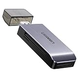 UGREEN SD Card Reader USB 3.0 High Speed CF Memory Card Adapter for UDMA 7 Compact Flash,UHS-I SDXC/SDHC/Micro SD/Micro SDXC/Micro SDHC,Memory Stick,MMC for Windows,Mac OS,Linux,Read 4 Cards at Once