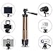 Tripod for iPad and iPhone,50 inches Lightweight Aluminum Camera Tripod + 2 in 1 Holder Mount Fits Smartphone(Width 2