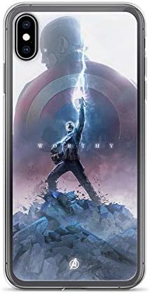 iPhone X/XS Pure Anti-Scratch Case Captain Shield America Worthy Mjolnir End Game Steve Rogers Stan Lee Avengerss Comic Superhero