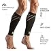CopperJoint Compression Calf Sleeve - Copper-Infused High-Performance Design, Promotes Proper Blood Flow, Offers Superior Compression and Support for All Lifestyles - Pair