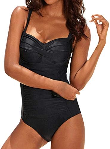 XUEJIN Women One Piece Push Up Padded Bikini Swimsuit Swimwear Bathing Suit Monokini US