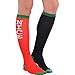 Amscan 392382 Black Naughty and Red Nice Knee High Socks, 1 Pair