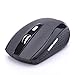 Wireless Mouse, THZY 2.4Ghz Wireless Mobile Optical Mouse with 6 Buttons, 3 DPI Levels, USB Wireless Receiver - Dark Grey