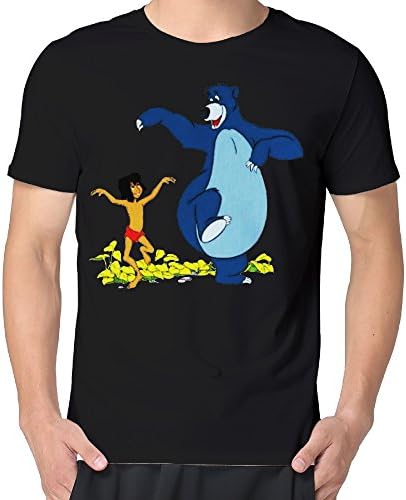 Jungle Book Mowgli And Baloo Dancing Graphic T Shirts Man's