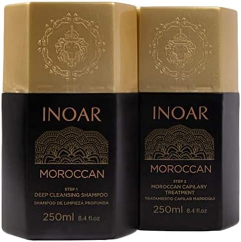 INOAR – Moroccan Smoothing Treatment Set with Keratin Deep - Main Image