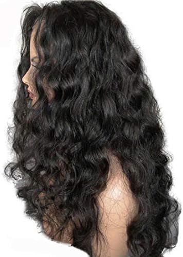 Loose Wave Lace Front Human Hair Wig Glueless Virgin Hair Brazilian 8-30inch Side Part Wig With Natural Hairline Baby Hair (30inch 180density, lace front wig)