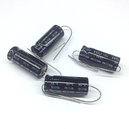 C16EK680 Electrolytic Capacitors 680uf 16V 85C Axial Leads (4 pieces)