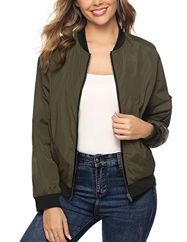 bomber donna verde