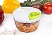 Manual Food Chopper: 3 Cups Vegetables, Garlic, Onion, Nuts Chopper Mincer, Banana and Apple Slicer - Chop, Mince and Slice for Salsa, Puree, Salad, Pesto - Bonus Recipe eBook