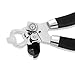 WHX Stainless Steel Manual Camping Can Opener Bottle Opener Easy to Use with Ergonomic Good Grips Rubber Handle