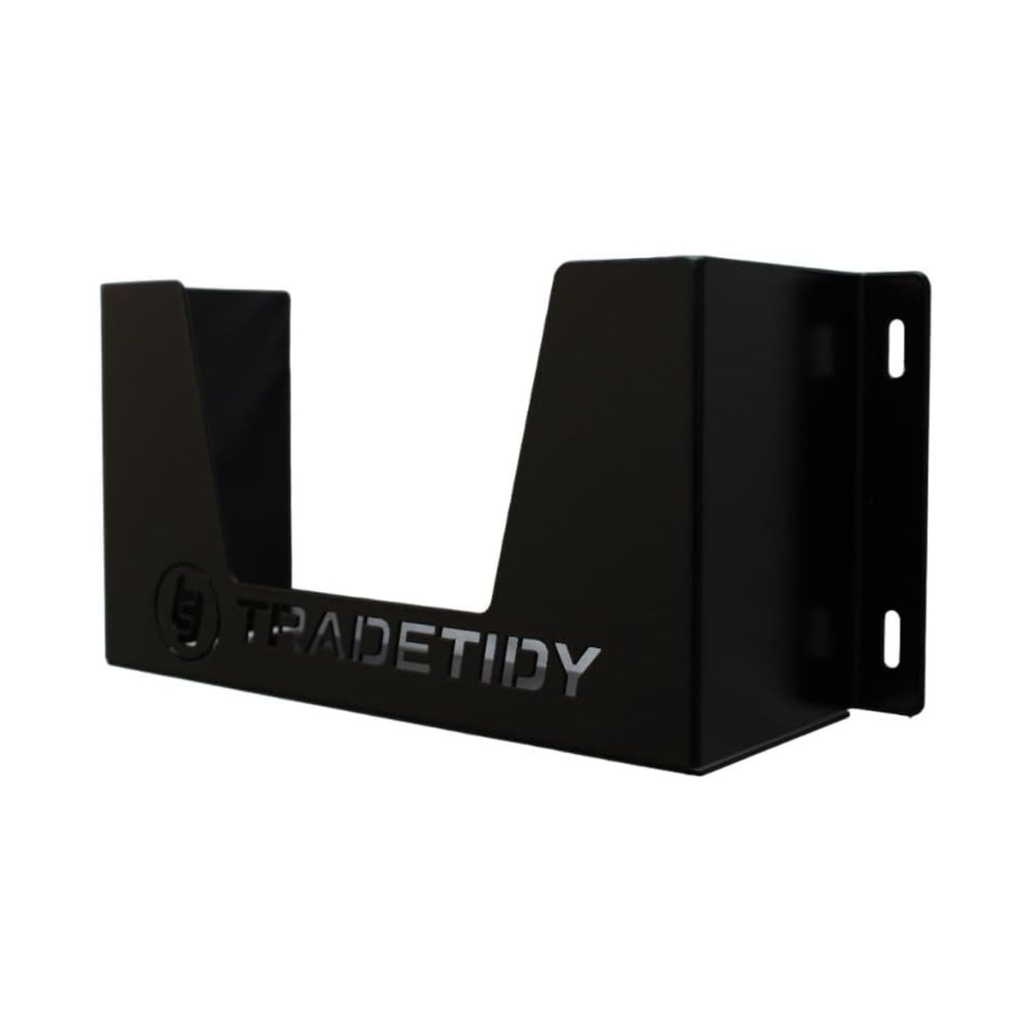 Tradetidy Ultragrime Wipes Holder Storage, Van Accessories, Ideal for Workshop, Van, And Garage Storage, Rounded edges for Safety, Made from 1.5mm Super Strong Steel, UK-Made, Colour - Black