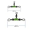50-Pcs-3-Way-with-Glow-Beads-Fishing-Barrel-Triple-Swivels-Fishing-Tackle