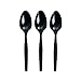 Amscan Plastic Spoons, One Size, Jet Black