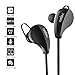AELEC S350 Bluetooth Headphones Wireless In-Ear Sports Earbuds Sweatproof Earphones Noise Cancelling Headsets with Mic for Running Jogging Black