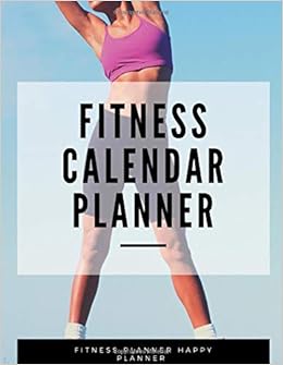 Fitness Calendar Planner: Fitness Planner Happy Planner: Amazon.es ...