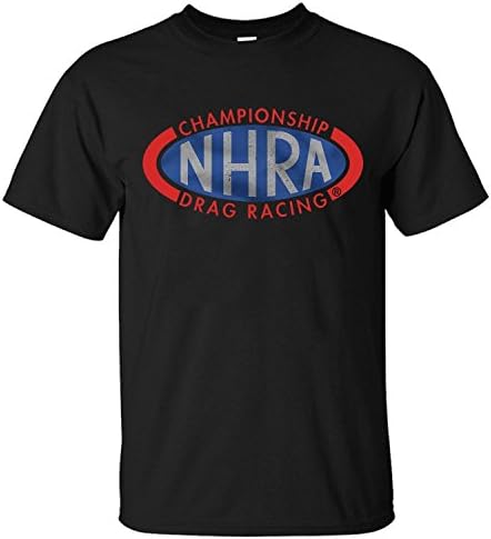 XMANA Men's NHRA Championship Logo Soft T-Shirt black L