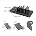 UNITEK 96W 9-in-1 Adjustable 8-Port USB Charging Station with Built-in Fast 3-Coil Qi Wireless Charging Pad & Apple Watch Stand, Supports Apple iPhone/iPad, Android Devices & More