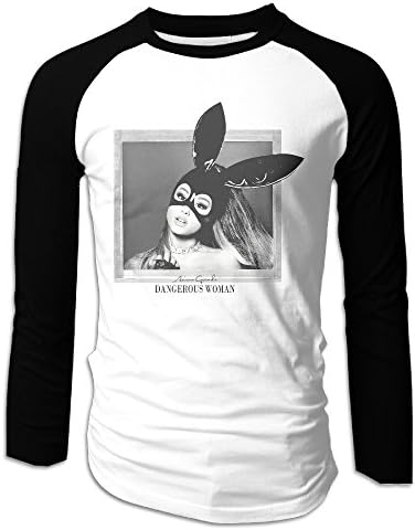 Ariana Grande Dangerous Woman Man Long Sleeve Plain Raglan Tshirts Baseball