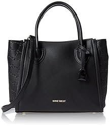 NINE WEST Camden Satchel, Black