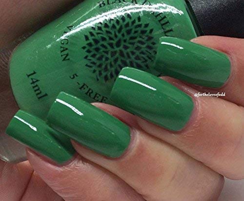Ivy Vines | Bright Kelly Green Creme Nail Polish by Black Dahlia Lacquer