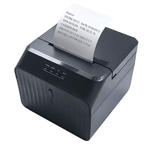 USB Bluetooth Receipt Printer 58mm Mini Bill Printer with High Speed Printing Compatible with ESC/POS Print Commands Set, Easy to Setup and Operate