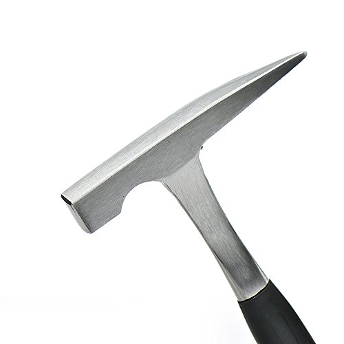 Hampous 22oz Rock Pick Hammer With Skid Handle, 11-Inch