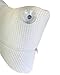 Super Soft Bath Pillow with Suction Cups White - Removable and Washable Cover