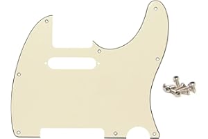 GENERIC Shengsui 8 Hole Tele Pickguard Pick Guard Scratch Plate for Telecaster USA/Mexican Fender 3Ply Cream