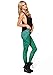 Ensasa Women's Mermaid Digital Print Green Dragon Fish Scales Leggings