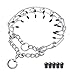 GAITY PET Dog Prong Collar, Ultra-Plus Prong Training Collar, Stainless Steel with Silver Plating, Available in 4 Sizes - S, M, L, XL for Samll Medium Large Dogs.(M - 3.0mm50cm)
