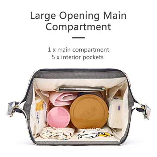 HaloVa Diaper Bag Multi-Function Waterproof Travel Backpack Nappy Bags for Baby Care, Large Capacity, Stylish and Durable, Camouflage Pink