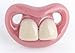 Two Front Teeth (Red Lips) Baby Pacifier (Discontinued by Manufacturer)