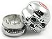 Chrome Skull Herb Grinder with Storage Compartment #8 (1)